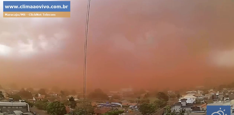 MS pode ter nova tempestade de areia neste final de semana