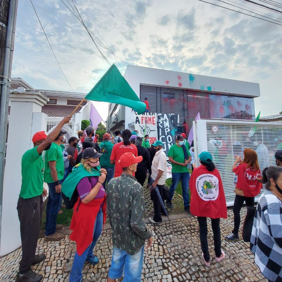 Prédio da Aprosoja, Abramilho e Abrass é vandalizado, em Brasília