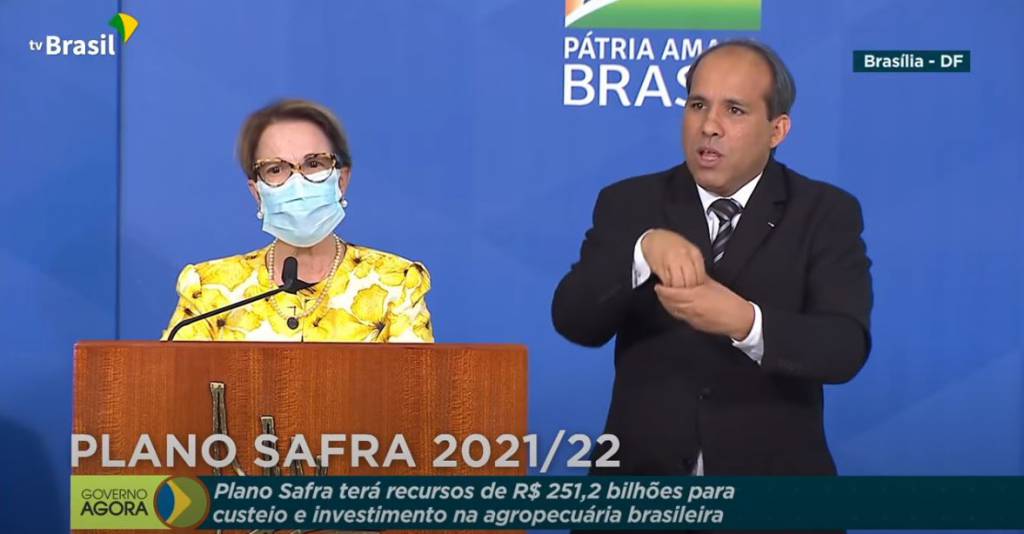 Ministra da Agricultura Tereza Cristina destaca avanços no Plano Safra
